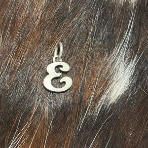 James Avery Script Initial Charm Letter “E” Sterling Silver 925